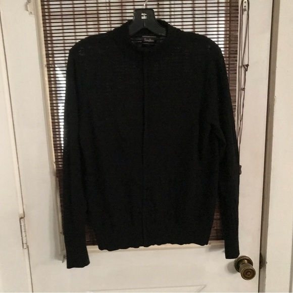 Neiman Marcus Men's Merino Wool Full-Zip Sweater - Picture 1 of 5